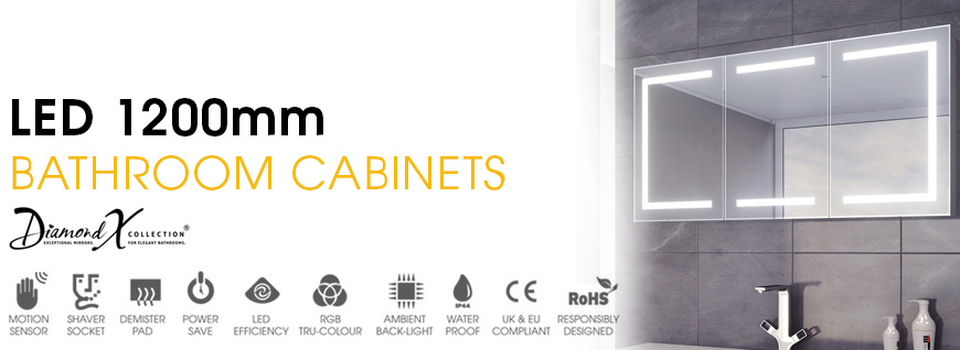 1200mm LED Bathroom Cabinets