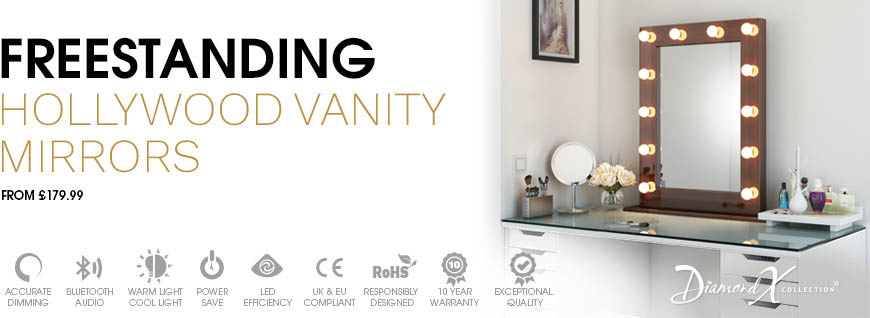Freestanding Hollywood Vanity Mirrors