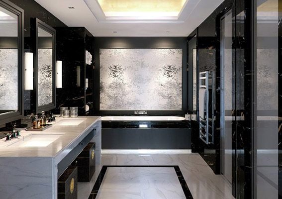 Belgravia, London, bathroom